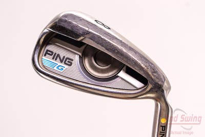 Ping 2016 G Single Iron 8 Iron AWT 2.0 Steel Stiff Right Handed Yellow Dot 35.5in