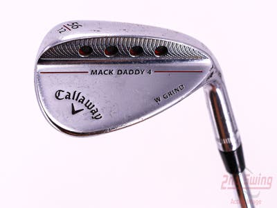 Callaway Mack Daddy 4 Chrome Wedge Sand SW 56° 12 Deg Bounce W Grind Dynamic Gold Tour Issue S200 Steel Stiff Right Handed 35.25in