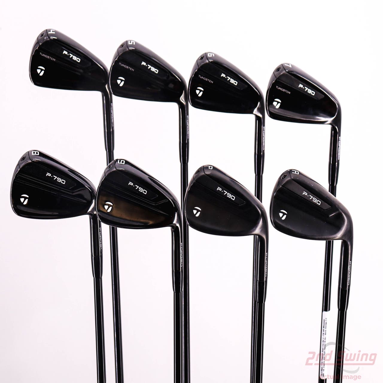 TaylorMade P790 Phantom Black Iron Set (D82333365395) 2nd Swing Golf
