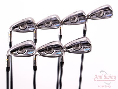 Ping 2016 G Iron Set 5-GW Ping TFC 80i Graphite Senior Left Handed Yellow Dot 38.75in