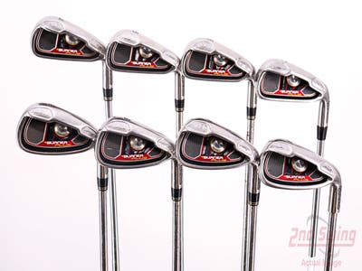 TaylorMade Burner Plus Iron Set 4-PW AW TM Burner Superfast 85 Steel Stiff Right Handed 39.0in