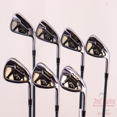 Callaway Apex 21 Iron Set 5-PW AW UST Mamiya Recoil 75 Dart Graphite Senior Right Handed 38.0in