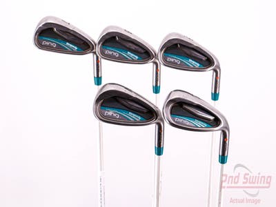 Ping 2015 Rhapsody Iron Set 7-PW SW Ping ULT 220i Lite Graphite Ladies Right Handed Orange Dot 37.25in