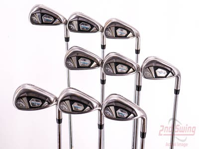 Callaway Rogue X Iron Set 4-PW AW GW FST KBS MAX 90 Steel Regular Right Handed 39.25in