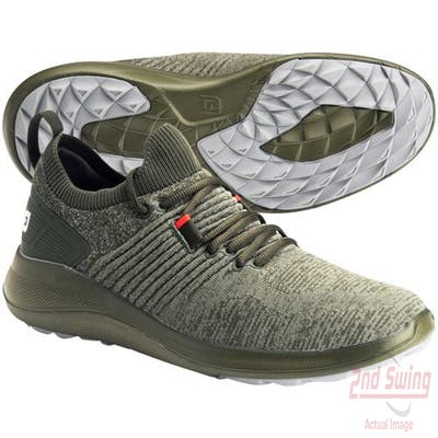 New Footjoy 2022 Flex XP Medium Green/Green/Green 10 Mens Golf Shoe