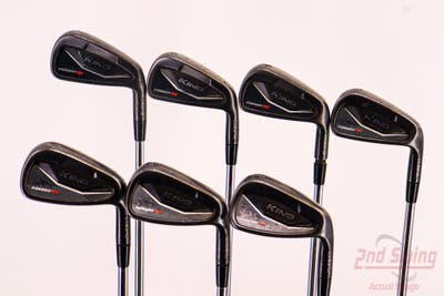 Cobra KING Black Forged Tec Iron Set 4-PW Nippon NS Pro Modus 3 Tour 105 Steel Stiff Right Handed 38.5in