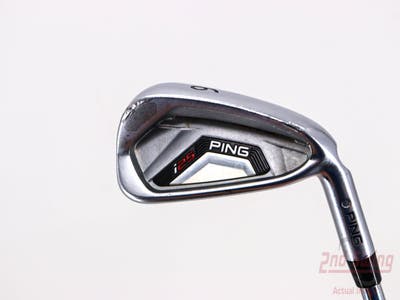 Ping I25 Single Iron 6 Iron Ping CFS Steel Stiff Right Handed Black Dot 36.5in