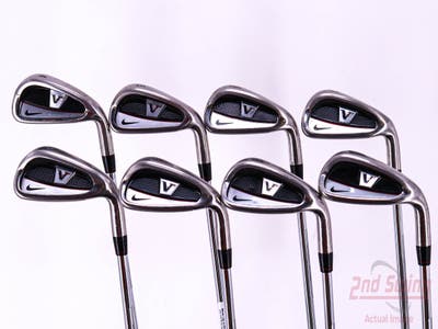 Nike Victory Red Cavity Back Iron Set 4-PW AW Dynamic Gold High Launch R300 Steel Regular Right Handed 37.75in