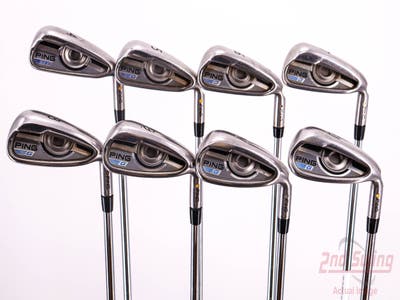Ping 2016 G Iron Set 4-PW GW AWT 2.0 Steel Stiff Right Handed Yellow Dot 38.5in