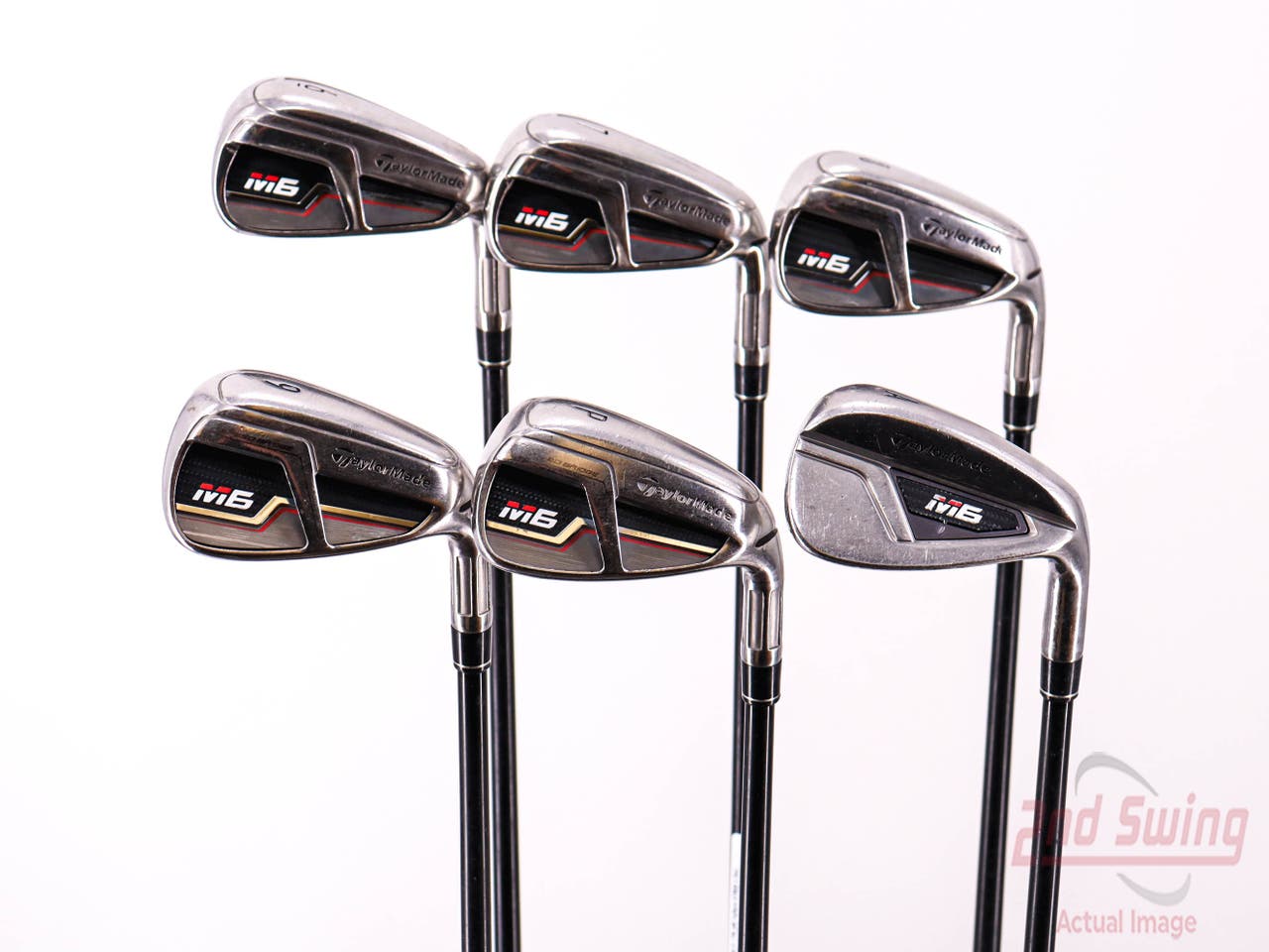 TaylorMade M6 Iron Set 6-PW AW Fujikura ATMOS 6 Red Graphite Regular Right Handed 39.0in