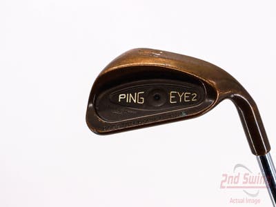 Ping Eye 2 Beryllium Copper Single Iron Pitching Wedge PW Ping ZZ Lite Steel Stiff Right Handed Black Dot 35.5in