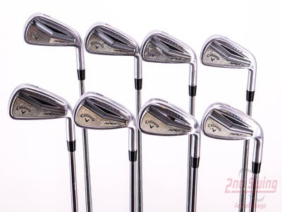 Callaway Apex Pro Iron Set 3-PW FST KBS Tour-V 110 Steel Stiff Right Handed 38.0in