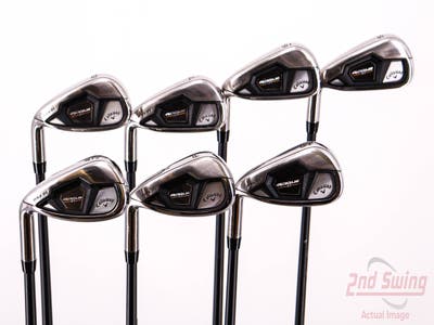 Callaway Rogue ST Max OS Iron Set 5-PW AW Project X Cypher 50 Graphite Senior Left Handed 38.0in