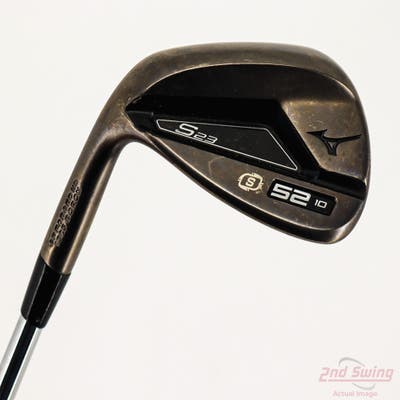 Mizuno S23 Copper Cobalt Wedge Gap GW 52° 10 Deg Bounce S Grind FST KBS Hi-Rev 2.0 Steel Wedge Flex Left Handed 35.5in