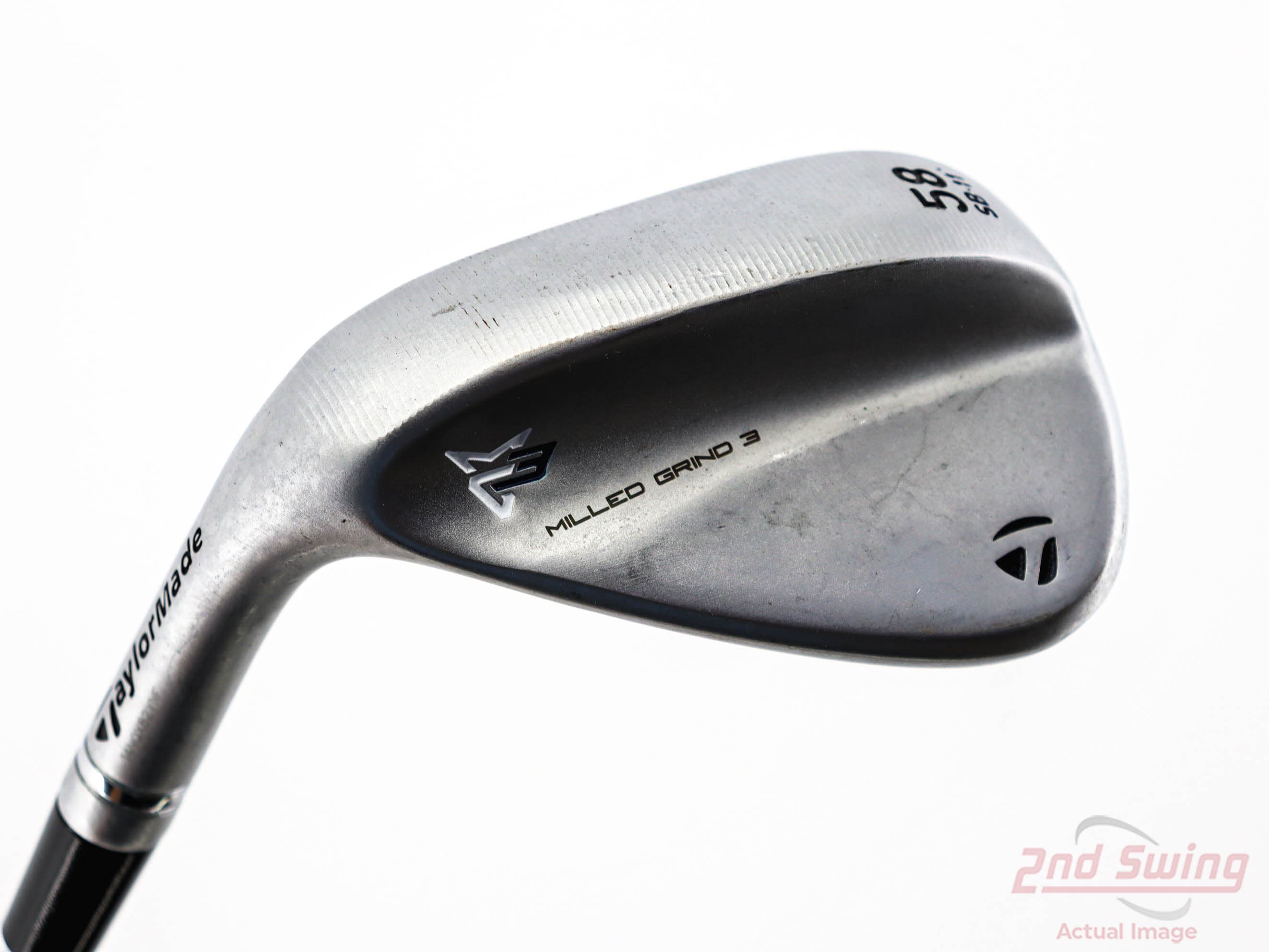 TaylorMade Milled Grind 3 Raw Chrome Wedge | 2nd Swing Golf