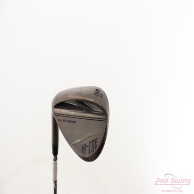 TaylorMade Milled Grind HI-TOE 3 Copper Wedge Lob LW 58° 13 Deg Bounce HB FST KBS Hi-Rev 2.0 115 Steel Wedge Flex Left Handed 35.25in