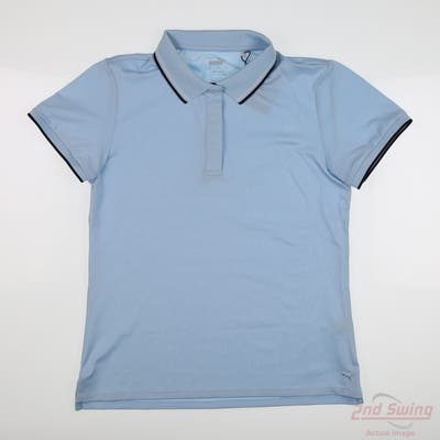 New Womens Puma Polo Small S Sky Blue MSRP $70