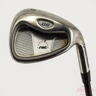 TaylorMade Rac OS 2005 Single Iron 8 Iron SK Fiber Tour Trac 90 Iron Graphite Stiff Right Handed 37.0in