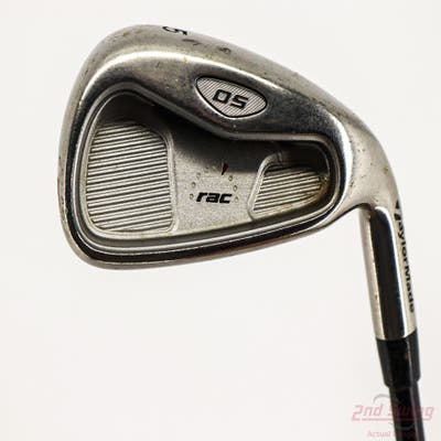 TaylorMade Rac OS 2005 Single Iron 5 Iron SK Fiber Tour Trac 90 Iron Graphite Stiff Right Handed 38.5in