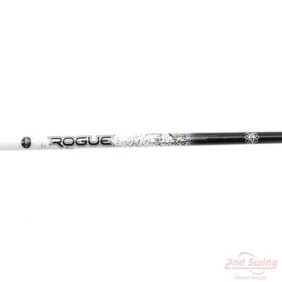 Used W/ TaylorMade RH Adapter Aldila Rogue White 130 MSI 70g Driver Shaft X-Stiff 44.0in