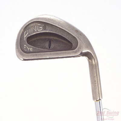 Ping Eye Single Iron Pitching Wedge PW Stock Steel Shaft Steel Stiff Right Handed Black Dot 35.75in