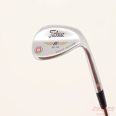 Titleist 2009 Vokey Spin Milled Chrome Wedge Lob LW 60° 4 Deg Bounce Titleist Vokey BV Steel Wedge Flex Right Handed 35.25in