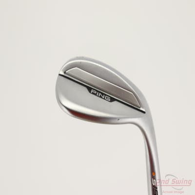 Ping s159 Chrome Wedge Lob LW 60° 8 Deg Bounce H Grind True Temper Dynamic Gold Mid 100 R300 Steel Regular Right Handed Orange Dot 35.5in