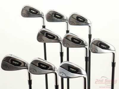 Callaway Rogue ST Pro Iron Set 3-PW AW Mitsubishi Tensei AV Silver 75 Graphite Regular Right Handed +1 1/2"