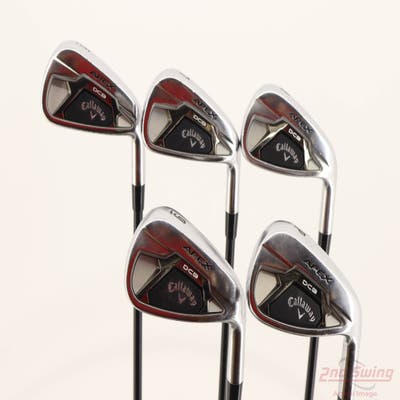 Callaway Apex DCB 21 Iron Set 6-PW FST KBS MAX Graphite 65 Graphite Regular Right Handed -1/2"
