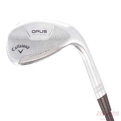 Callaway Opus Platinum Chrome Wedge Lob LW 60° 10 Deg Bounce S Grind Dynamic Gold Mid 115 Wedge Steel Wedge Flex Right Handed 34.75in