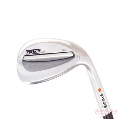 Ping Glide 2.0 Wedge Lob LW 58° 10 Deg Bounce AWT 2.0 Steel Wedge Flex Right Handed Orange Dot 35.25in