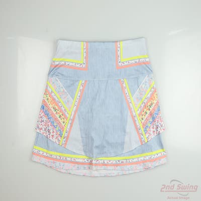 New Womens Lucky In Love Skort Large L Multi MSRP $98