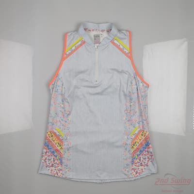 New Womens Lucky In Love Sleeveless Large L Multi MSRP $84