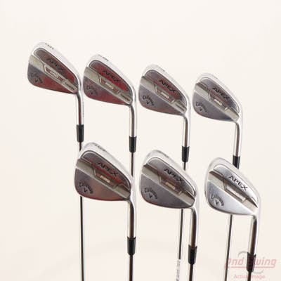 Callaway Apex Pro 21 Iron Set 5-PW AW Nippon NS Pro Zelos 8 Steel Regular Right Handed STD