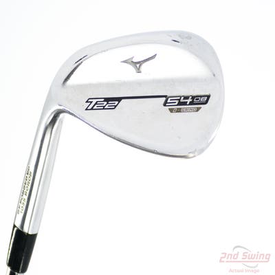 Mizuno T22 Satin Chrome Wedge Sand SW 54° 8 Deg Bounce D Grind Dynamic Gold Tour Issue S400 Steel Stiff Left Handed 35.75in