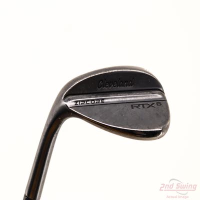 Cleveland RTX 6 ZipCore Black Satin Wedge Sand SW 54° 10 Deg Bounce Mid Fujikura Vista Pro 60 Graphite Regular Left Handed 34.5in