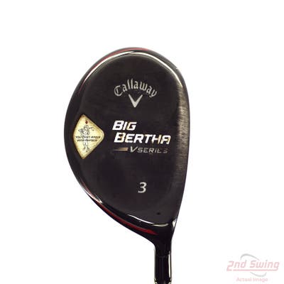 Callaway Big Bertha V Series Fairway Wood 3 Wood 3W 2nd Gen Bassara E-Series 52 Graphite Senior Right Handed 43.5in