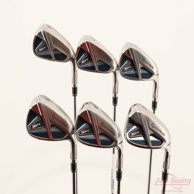 TaylorMade SIM MAX Iron Set 6-PW AW FST KBS MAX 85 Steel Stiff Right Handed +1/4"