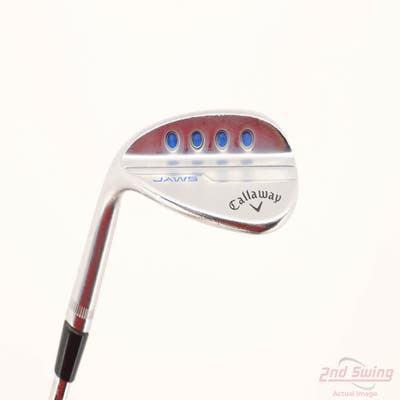 Callaway Jaws MD5 Platinum Chrome Wedge Lob LW 60° 12 Deg Bounce W Grind Dynamic Gold Tour Issue S200 Steel Stiff Left Handed 35.25in