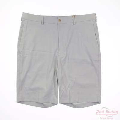 New Mens Peter Millar Shorts 40 Light Grey MSRP $98