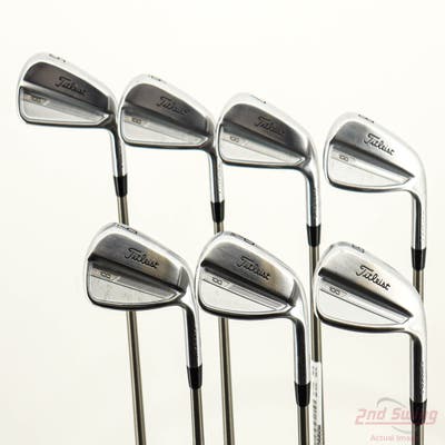 Titleist 2023 T100 Iron Set 5-PW AW Aerotech SteelFiber i110cw Graphite X-Stiff Right Handed +1/4"