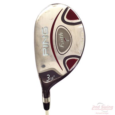 Ping Faith Fairway Wood 3 Wood 3W 18° Ping ULT 200 Ladies Graphite Ladies Left Handed 42.5in