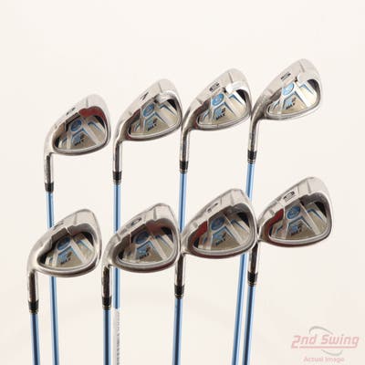 Cobra 2009 SZ Womens Iron Set 5-PW GW SW Cobra Aldila DVS-HL 50 Graphite Ladies Left Handed +1"