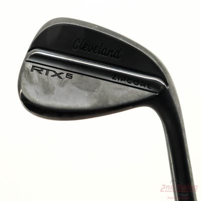 Mint Cleveland RTX 6 ZipCore Black Satin Wedge Gap GW 50° 10 Deg Bounce Mid Dynamic Gold Spinner TI Steel Wedge Flex Right Handed 35.75in