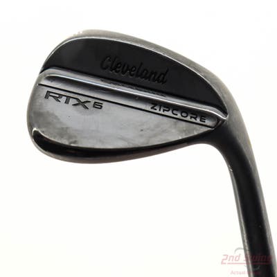 Mint Cleveland RTX 6 ZipCore Black Satin Wedge Sand SW 56° 10 Deg Bounce Mid Dynamic Gold Spinner TI Steel Wedge Flex Right Handed 35.5in