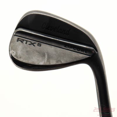 Cleveland RTX 6 ZipCore Black Satin Wedge Gap GW 50° 10 Deg Bounce Mid Dynamic Gold Spinner TI Steel Wedge Flex Right Handed 35.75in