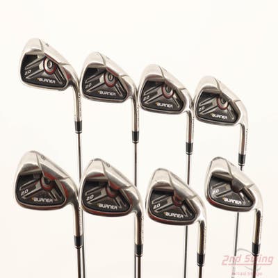 TaylorMade Burner 2.0 Iron Set 4-PW AW TM Burner 2.0 85 Steel Regular Right Handed +1/2"