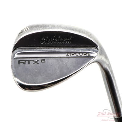 Cleveland RTX 6 ZipCore Black Satin Wedge Lob LW 58° 10 Deg Bounce Mid Dynamic Gold Spinner TI Steel Wedge Flex Right Handed 36.0in