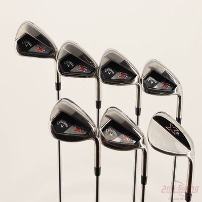 Callaway XR Iron Set 6-PW AW SW Callaway Stock Steel Steel Regular Right Handed -1"
