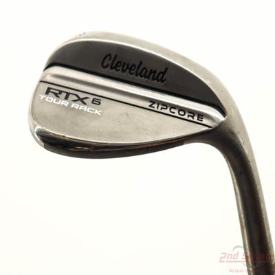 Cleveland RTX 6 ZipCore Tour Rack Raw Wedge Lob LW 58° 10 Deg Bounce Mid Dynamic Gold Spinner TI Steel Wedge Flex Right Handed 35.25in